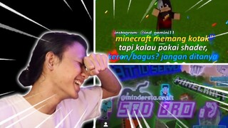 JEDAG JEDUG DULUUU YEE KAN!!! REACT KUMPULAN EDITOR BERKELAS MINECRAFT KEREN DAN TERBARU !!! #4