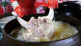 7 หม้อ! หม้อต้มไก่ท้องถิ่น ไก่ทั้งตัว / ไก่ทอดกรอบ - อาหารข้างทางเกาหลี