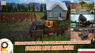 #2 Akhirnya Juragan Tomat Kawai Bisa Beli Bak Air Buat Kebon Guys -  Farmer Life Simulator Indonesia