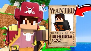 FOI ASSIM QUE ME TORNEI o REI DOS PIRATAS 𝗡𝗢 One Piece de Minecraft Pocket Edition !!  ‹ Ine ›