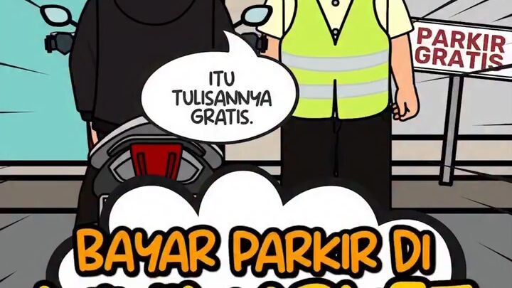 bayar parkir di minimarket