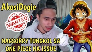 DOGIE NAGSORRY TUNGKOL SA ISSUE NG ONE PIECE STAMPEDE | NAGPUBLIC APOLOGY SA LIVE NIYA