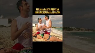 PENJAGA PANTAI MENYELAMATKAN WANITA YANG TENGGELAM #alurceritaflim #film