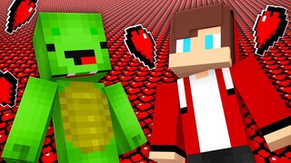Mikey and JJ Have 1,000,000 Hearts in Minecraft (Maizen)