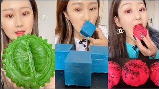 [ASMR] THÁNH ĂN ĐÁ| Ăn Đá lạnh, chocola đông lạnh đa màu sắc| Ice Eating MUKBANG SATİSFYİNG#133