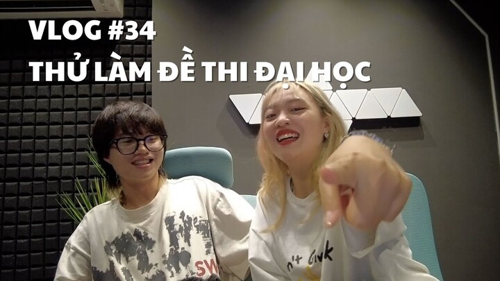 VLOG #34: THỬ LÀM ĐỀ THI ĐẠI HỌC | duongfynn