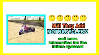 Will They Add MOTORCYCLES in the future updates?! Car Parking Multiplayer