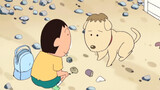 [Crayon Shin-chan trò đùa vui nhộn] Ngu ngốc và con chó trao đổi đá với nhau