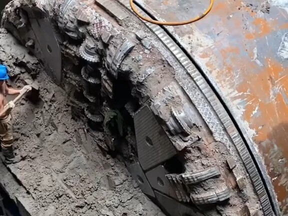 TBM Breaks Through the Wall