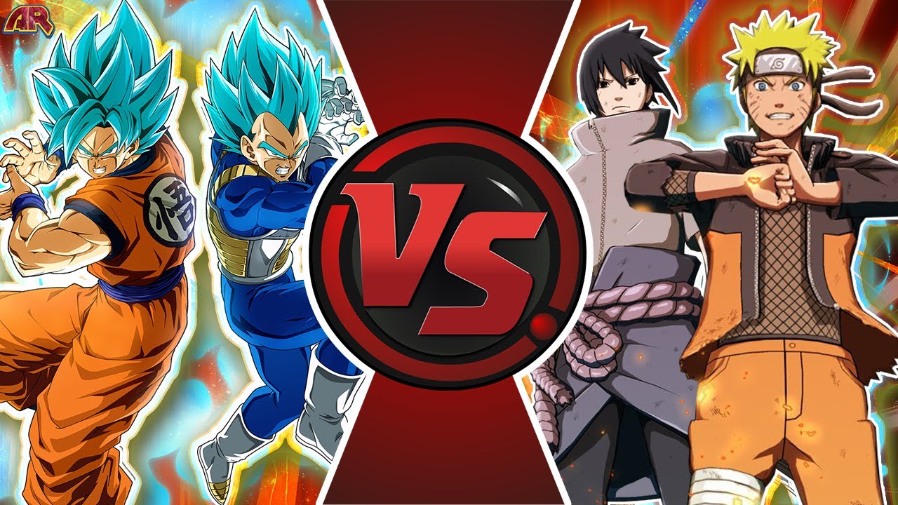 GOKU and VEGETA vs NARUTO and SASUKE! (Dragon Ball Super vs Naruto MOVIE) |  Cartoon Fight Animation - Bilibili