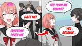 【Manga dub】A Beautiful girl who makes boys fall in love confessed to me but I turned her down...