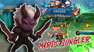 Gameplay MLBB|| Martis Jungler, Bikin Musuh kocar-kacir🙀🙀🙀