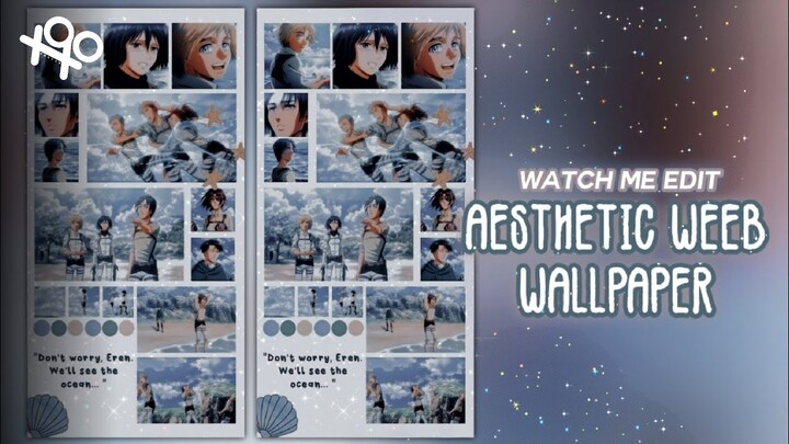˚:; ༘♡🐚🌊📕 aesthetic weeb wallpaper (inspo) - attack on titan - watch me edit | xoxoxantzu