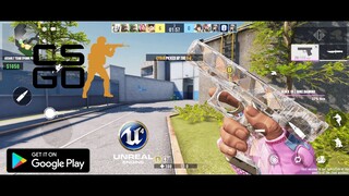 CSGO MOBILE (ALPHA ACE) GAMEPLAY ANDROID RANKED UNREAL ENGINE 4 DOWNLOAD APK  2021