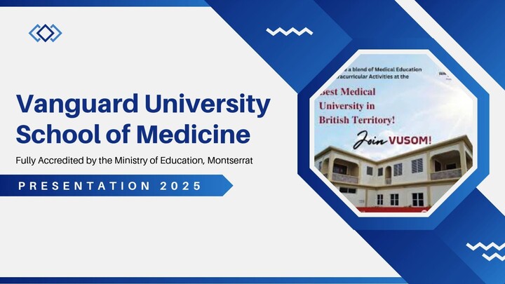 Vanguard University School of Medicine - Accredited by Ministry of Education, Mo