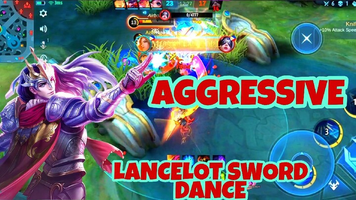 LANCELOT AGGRESSIVE GAMEPLAY | MOBILE LEGENDS BANG BANG