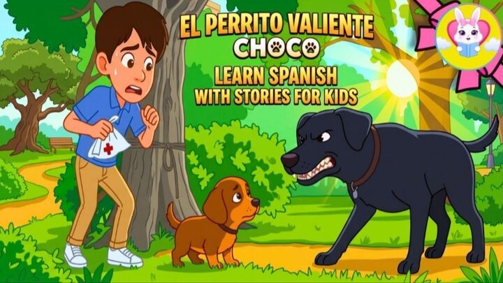 Choco el perrito valiente 🐶 Learn Spanish with stories for kids