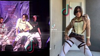 Hange Dancing 🔥Then and Now🔥 | TikTok