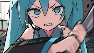 Hatsune broke both of her legs.