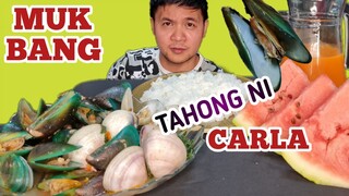 TAHONG and  HALAAN | MUKBANG PINOY