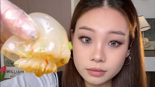 طبق المأكولات البحرية المشوية التايلاندية المختلط الحلقة السادسة ~ مأكولات بحرية وفواكه وخضر