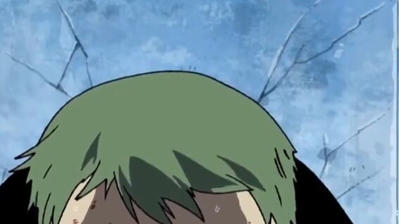 Kalifa actually kicked Kunkun, and Sanji almost fainted from the pain.