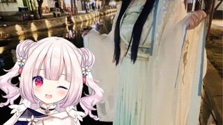 日本萝莉来中国第一次穿上汉服的体验