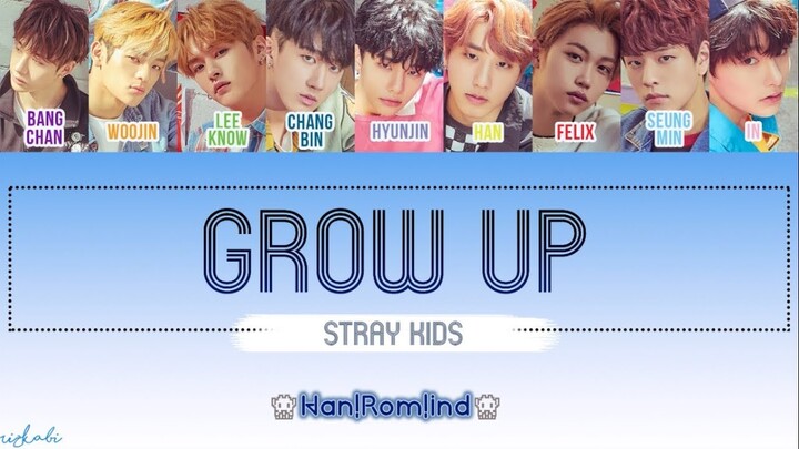 [Sub Indo] GROW UP - STRAY KIDS [Color Coded Lyric]
