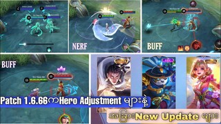 အသစ်ရောက်လာတဲ့့Patch 1.6.66နဲ့ New Update များ