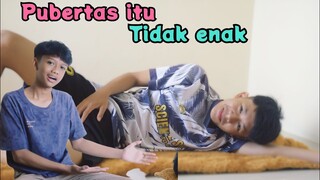 pubertas itu tidak enak❗AZKI dan RIZWAR | komedi muhyi official