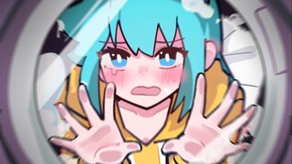 救命…！我被洗衣机吃掉啦！！