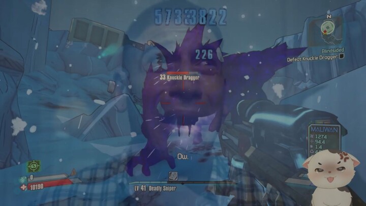 Kucing jadi Sniper (Borderland 2 True Vault Hunter mode Moment)