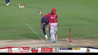KKR vs KXIP 46th Match Match Replay from Indian Premier League 2020