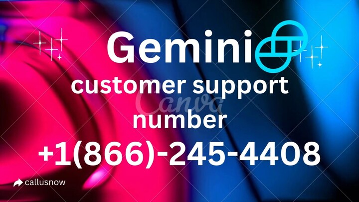 Gemini support number+1866-245-4408 ☎️ Support Phone Number