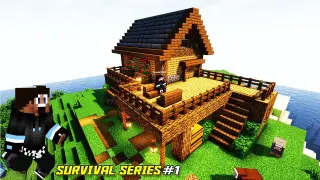 Buat Rumah Survival Pertama - Minecraft Survival Indonesia 01