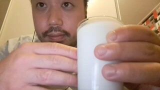 ASMR Buttermilk 🍶🥛 + Finger Licking & Stomach Sounds
