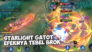 REVIEW SKIN STARLIGHT GATOT EFEKNYA SERBA WARNA MERAH KEK TEMA COLLECTOR - MOBILE LEGENDS