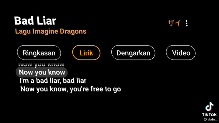 Bad Liar