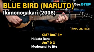 Blue Bird (Naruto) - Ikimonogakari (2008) Easy Guitar Chords Tutorial with Lyrics