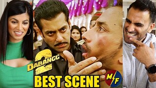 SALMAN KHAN BEST FIGHT SCENE! | CHULBUL PANDEY | DABANGG 2 MOVIE SCENE | BEST ACTION SCENE REACTION!