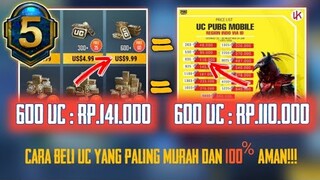 Jangan Beli UC di In Game Mahal!!! Cara Beli UC Termurah 100% Aman! di M5