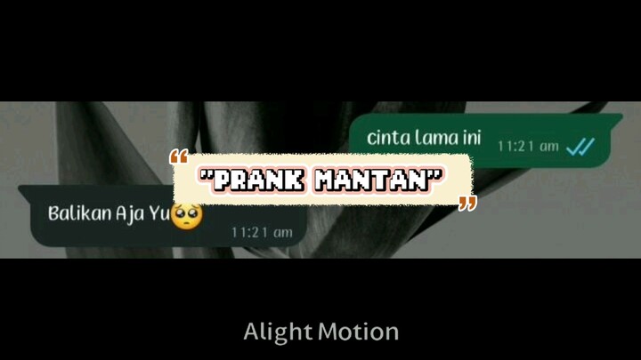 nyoba² prank mantan endingnya mlh kasian:(