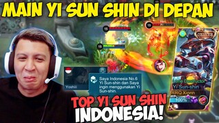 BANGSIN MAIN HYPER YI SUN SHIN DI DEPAN TOP GLOBAL YI SUN SHIN !! MUSUHNYA KERAS BANGET !!