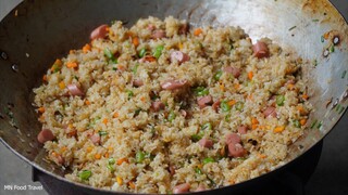 Ẩm Thực MN - Cách Làm Cơm Chiên Trứng Dễ Làm Mà Ngon Tại Nhà - Fried Egg Rice At Home Recipe