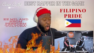 CALVIN REACTS to EZ MIL and HBOM "Cultura" | NEW WORLD SUSPERSTAR | #WishUSA #EzMil #Cultura 🔥🔥