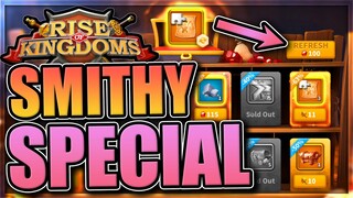 Maxed Smithy Special [how many patterns do we get?] Rise of Kingdoms