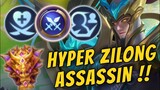COUNTER ANY COMBO !! HYPER ZILONG PERFECT RUNE COMBO !! MAGIC CHESS MOBILE LEGENDS