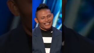 Roland Abante gets emotional during auditions in AGT 2023 - #rolandabante #agt2023 #asmr #shorts