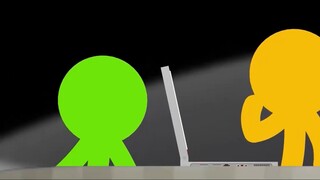 [Transportation/ab柴] Stickman vs Artificial Intelligence Animation vs AI STICK NODES BATTLE!