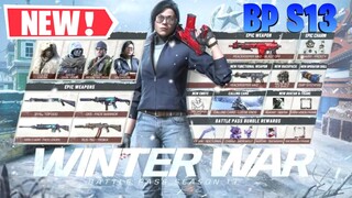 *NEW* SEASON 13 BATTLE PASS REWARDS - WINTER WAR | Call of Duty Mobile
